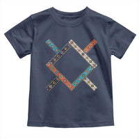 Northern Cheyenne Tribe Flag Montana Tribal Pattern Toddler T Shirt