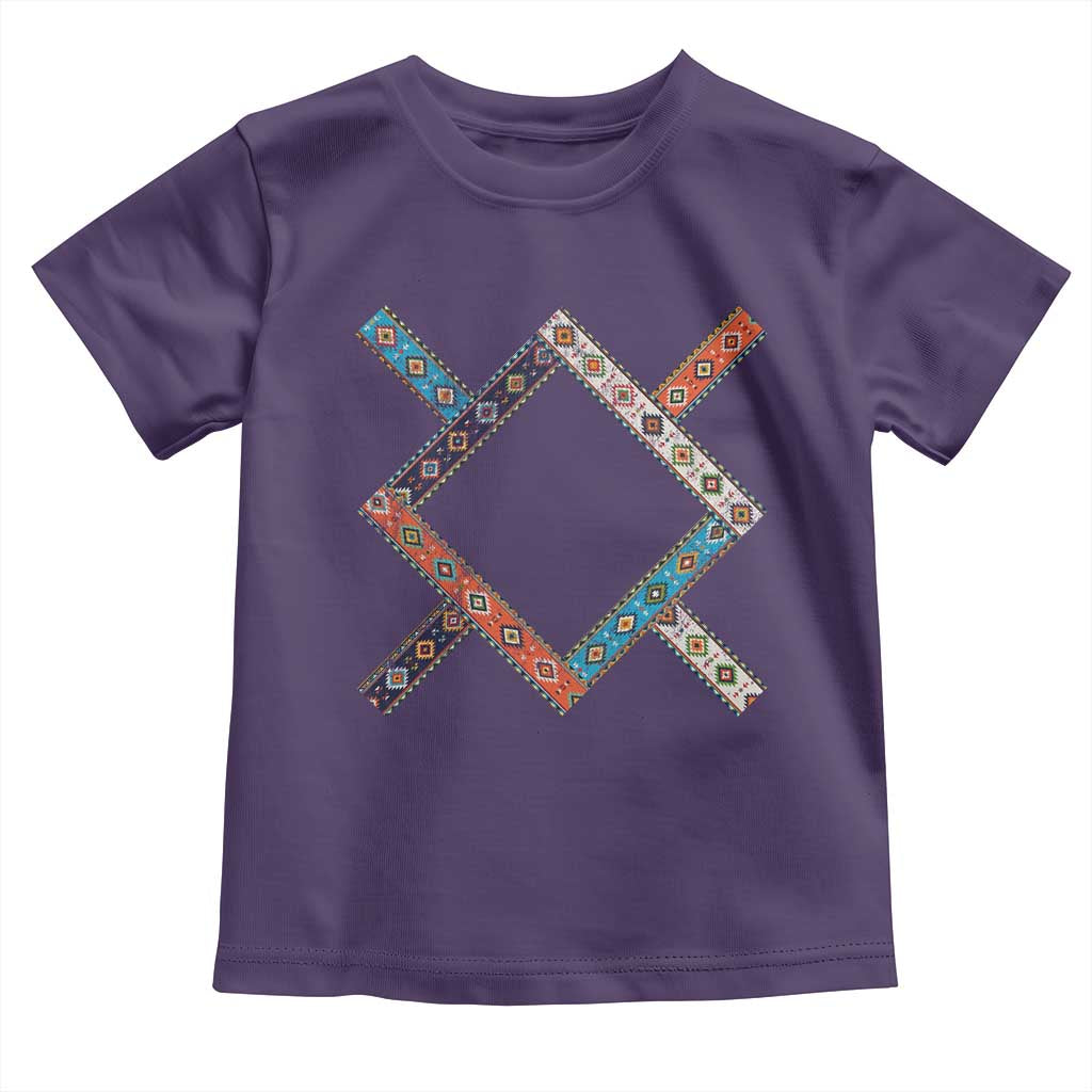 Northern Cheyenne Tribe Flag Montana Tribal Pattern Toddler T Shirt