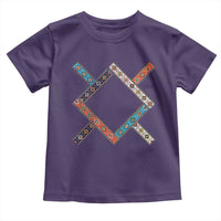 Northern Cheyenne Tribe Flag Montana Tribal Pattern Toddler T Shirt