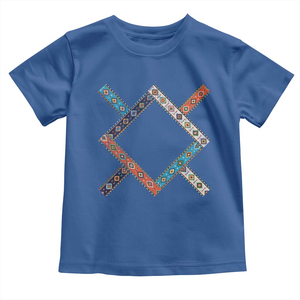 Northern Cheyenne Tribe Flag Montana Tribal Pattern Toddler T Shirt