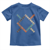 Northern Cheyenne Tribe Flag Montana Tribal Pattern Toddler T Shirt