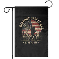 Bigfoot Saw It All 250 Years 1776 2026 4th of July Garden Flag