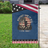 Bigfoot Saw It All 250 Years 1776 2026 4th of July Patriotic Garden Flag