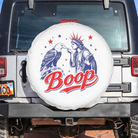 Boop Statue of Liberty and Eagle 4th of July Spare Tire Cover