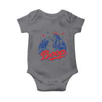 Boop Statue of Liberty and Eagle 4th of July Baby Onesie