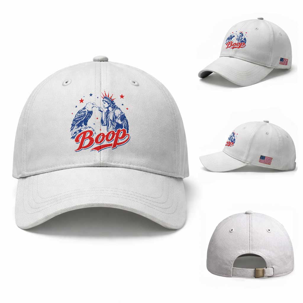 Boop Statue of Liberty and Eagle 4th of July Baseball Cap