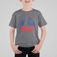 Boop Statue of Liberty and Eagle 4th of July T Shirt For Kid