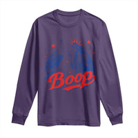 Boop Statue of Liberty and Eagle 4th of July Long Sleeve Shirt