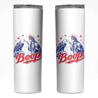 Boop Statue of Liberty and Eagle 4th of July Skinny Tumbler