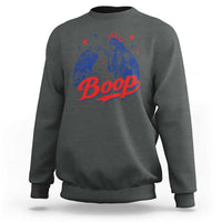 Boop Statue of Liberty and Eagle 4th of July Sweatshirt