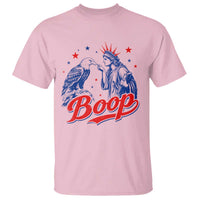 Boop Statue of Liberty and Eagle 4th of July T Shirt