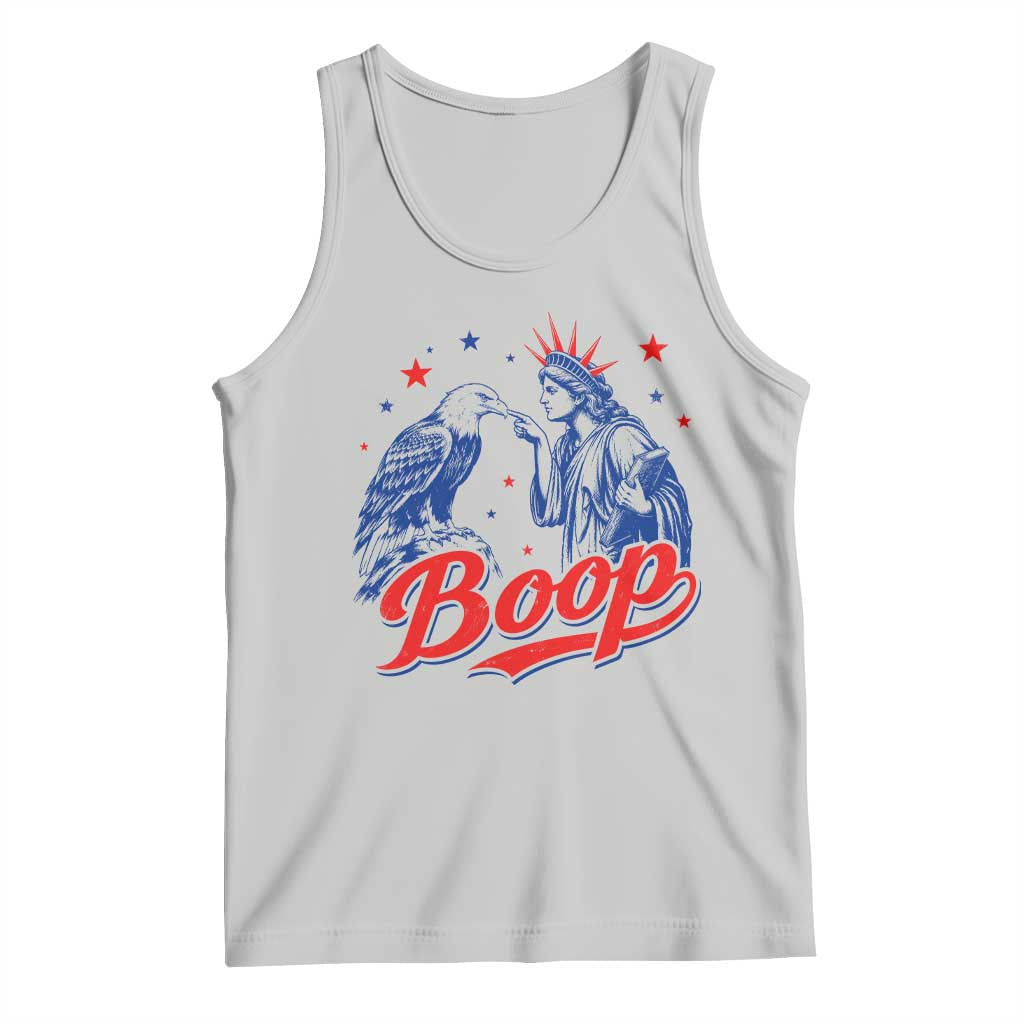 Boop Statue of Liberty and Eagle 4th of July Tank Top