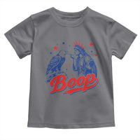Boop Statue of Liberty and Eagle 4th of July Toddler T Shirt