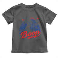 Boop Statue of Liberty and Eagle 4th of July Toddler T Shirt
