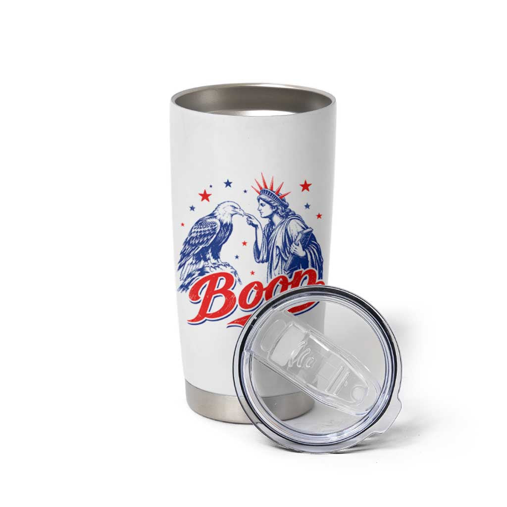 Boop Statue of Liberty and Eagle 4th of July Tumbler Cup