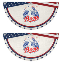Boop Statue of Liberty and Eagle 4th of July Patriotic Fan Flag
