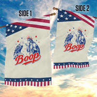 Boop Statue of Liberty and Eagle 4th of July Patriotic Garden Flag