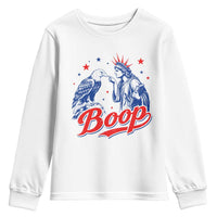 Boop Statue of Liberty and Eagle 4th of July Youth Sweatshirt