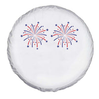Funny Fireworks 4th of July Adult Humor Spare Tire Cover Just Here for The Fireworks