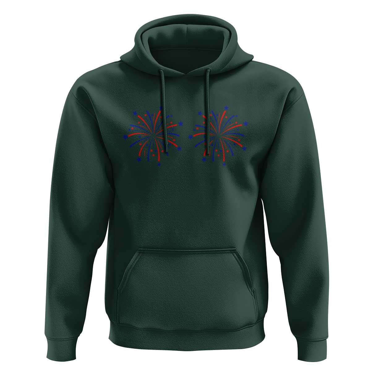 Funny Fireworks 4th of July Adult Humor Hoodie Just Here for The Fireworks