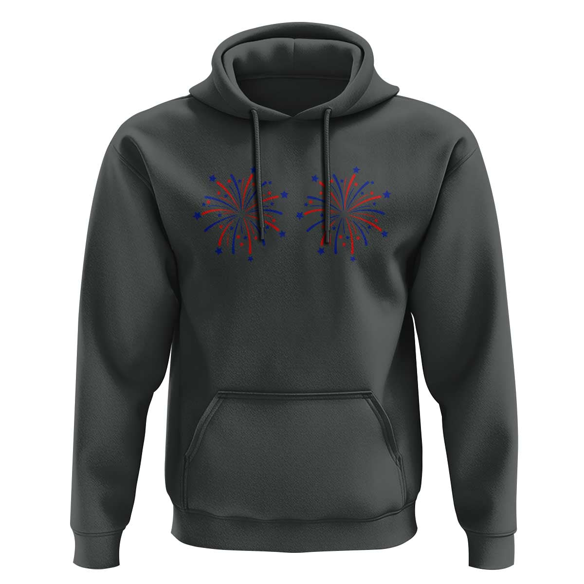 Funny Fireworks 4th of July Adult Humor Hoodie Just Here for The Fireworks