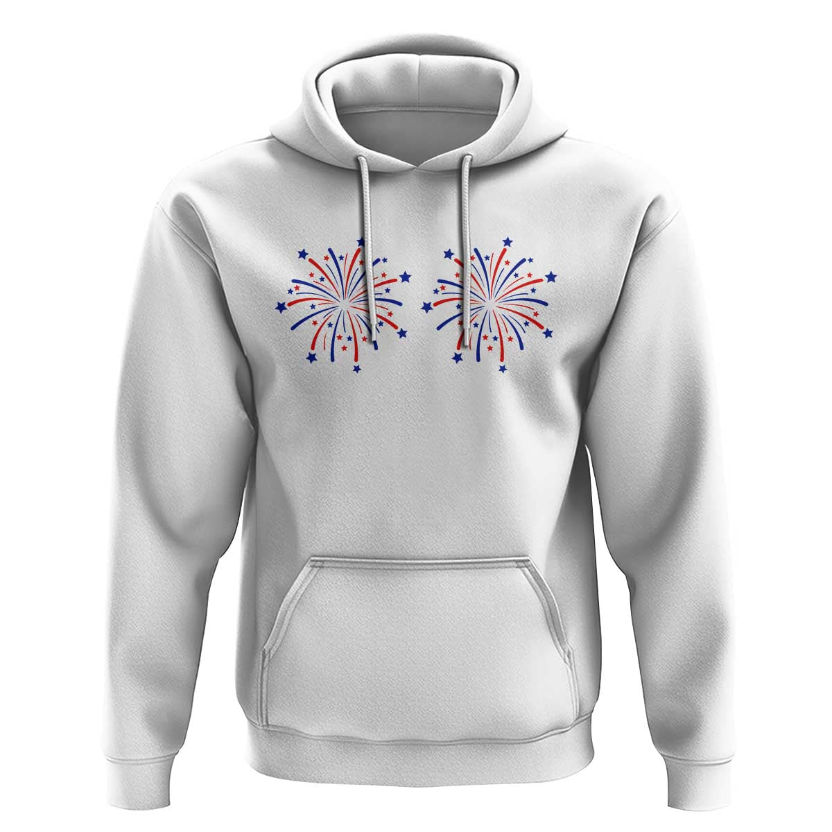 Funny Fireworks 4th of July Adult Humor Hoodie Just Here for The Fireworks