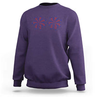 Funny Fireworks 4th of July Adult Humor Sweatshirt Just Here for The Fireworks