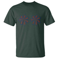 Funny Fireworks 4th of July Adult Humor T Shirt Just Here for The Fireworks