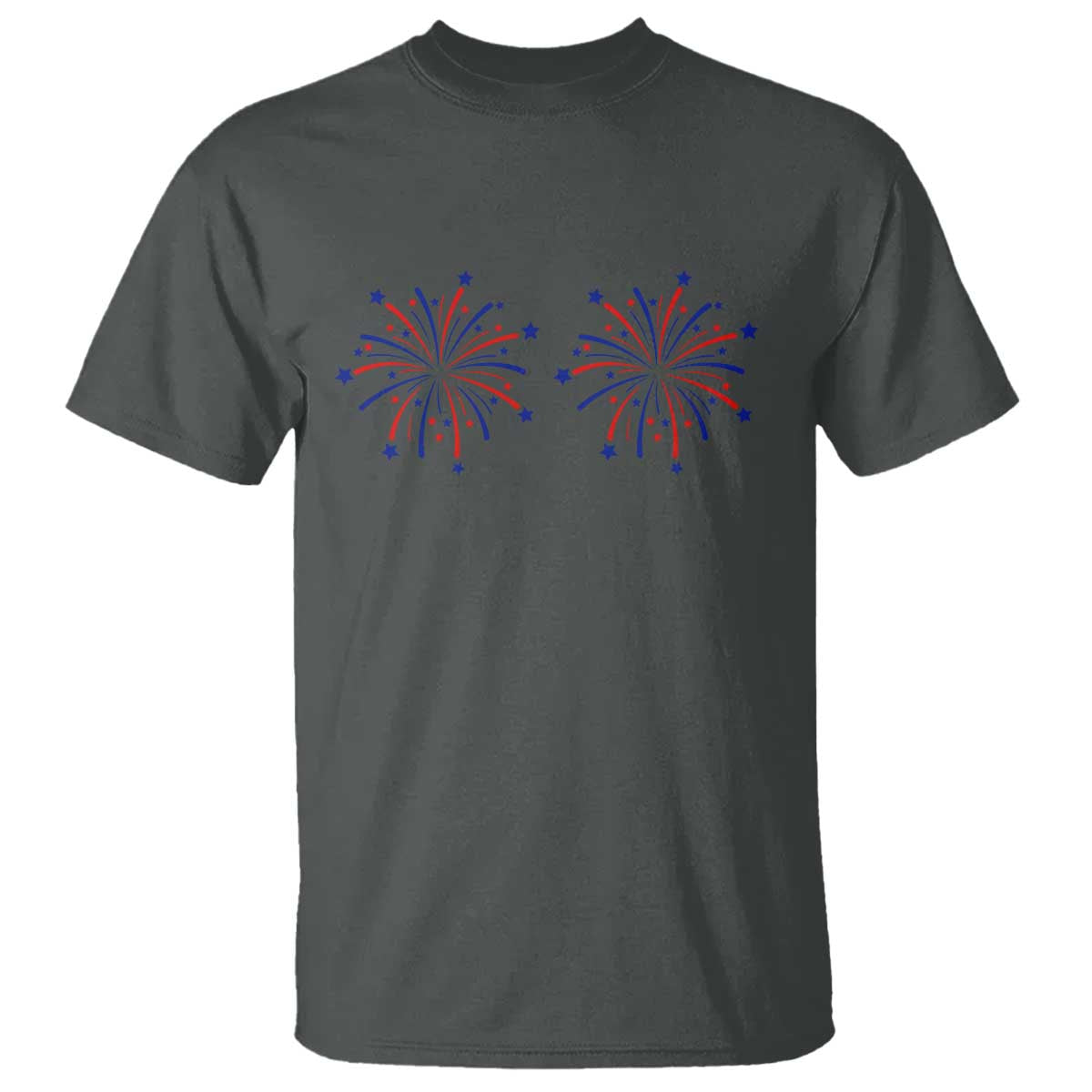 Funny Fireworks 4th of July Adult Humor T Shirt Just Here for The Fireworks
