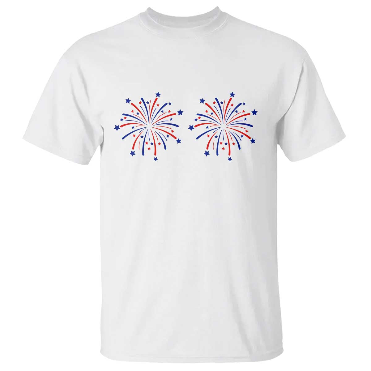 Funny Fireworks 4th of July Adult Humor T Shirt Just Here for The Fireworks