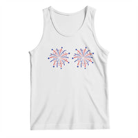 Funny Fireworks 4th of July Adult Humor Tank Top Just Here for The Fireworks