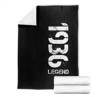 Vintage 1936 Legend Throw Blanket 90th Birthday Gifts Special Milestone