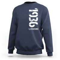 Vintage 1936 Legend Sweatshirt 90th Birthday Gifts Special Milestone