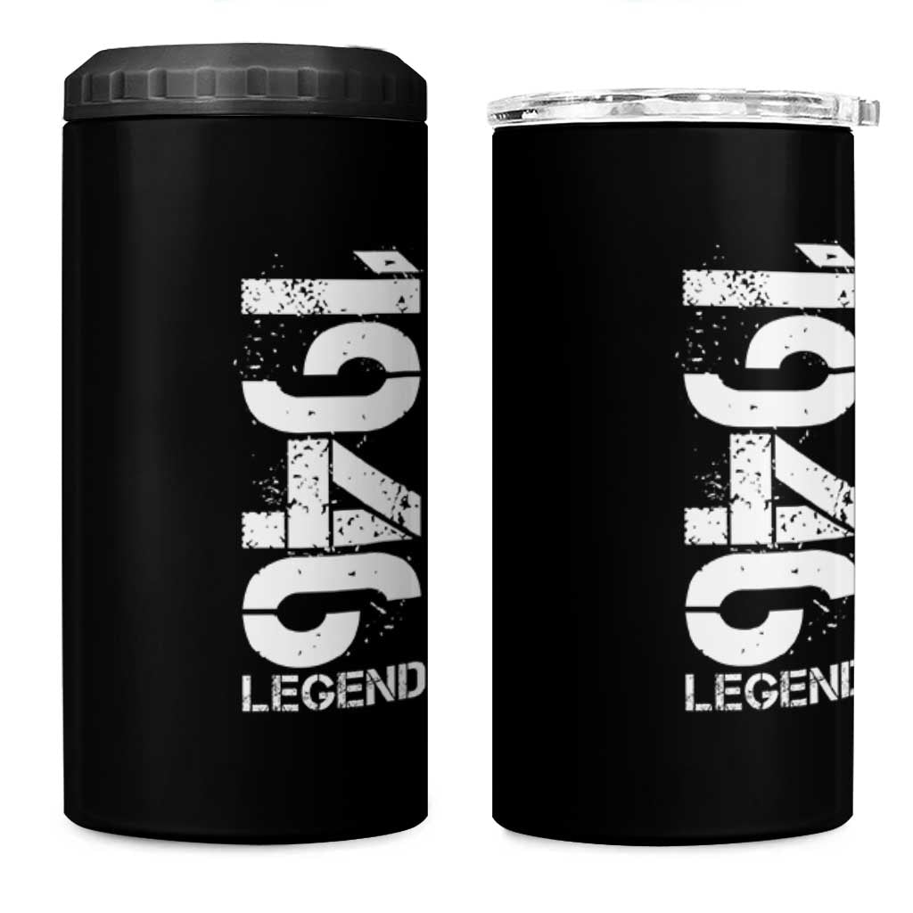 Vintage 1946 Legend 4 in 1 Can Cooler Tumbler 80th Birthday Gifts Special Milestone