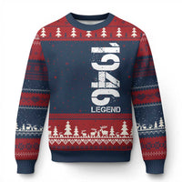 Vintage 1946 Legend Ugly Christmas Sweater 80th Birthday Gifts Special Milestone