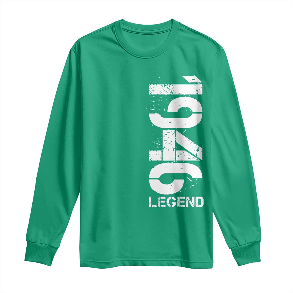 Vintage 1946 Legend Long Sleeve Shirt 80th Birthday Gifts Special Milestone