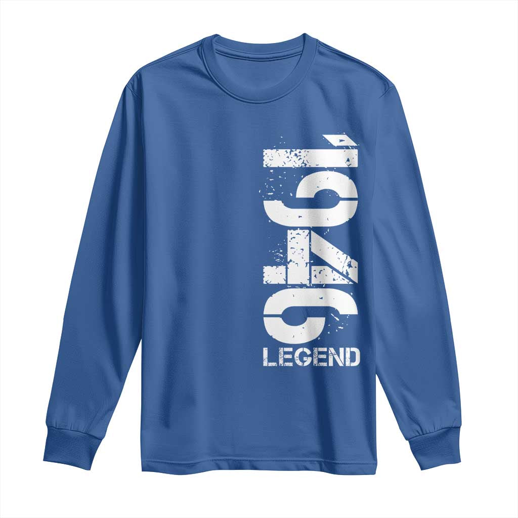 Vintage 1946 Legend Long Sleeve Shirt 80th Birthday Gifts Special Milestone