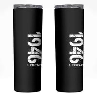 Vintage 1946 Legend Skinny Tumbler 80th Birthday Gifts Special Milestone