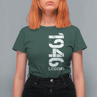 Vintage 1946 Legend T Shirt For Women 80th Birthday Gifts Special Milestone