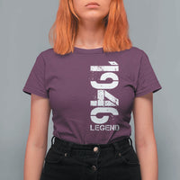Vintage 1946 Legend T Shirt For Women 80th Birthday Gifts Special Milestone