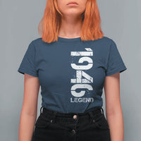Vintage 1946 Legend T Shirt For Women 80th Birthday Gifts Special Milestone