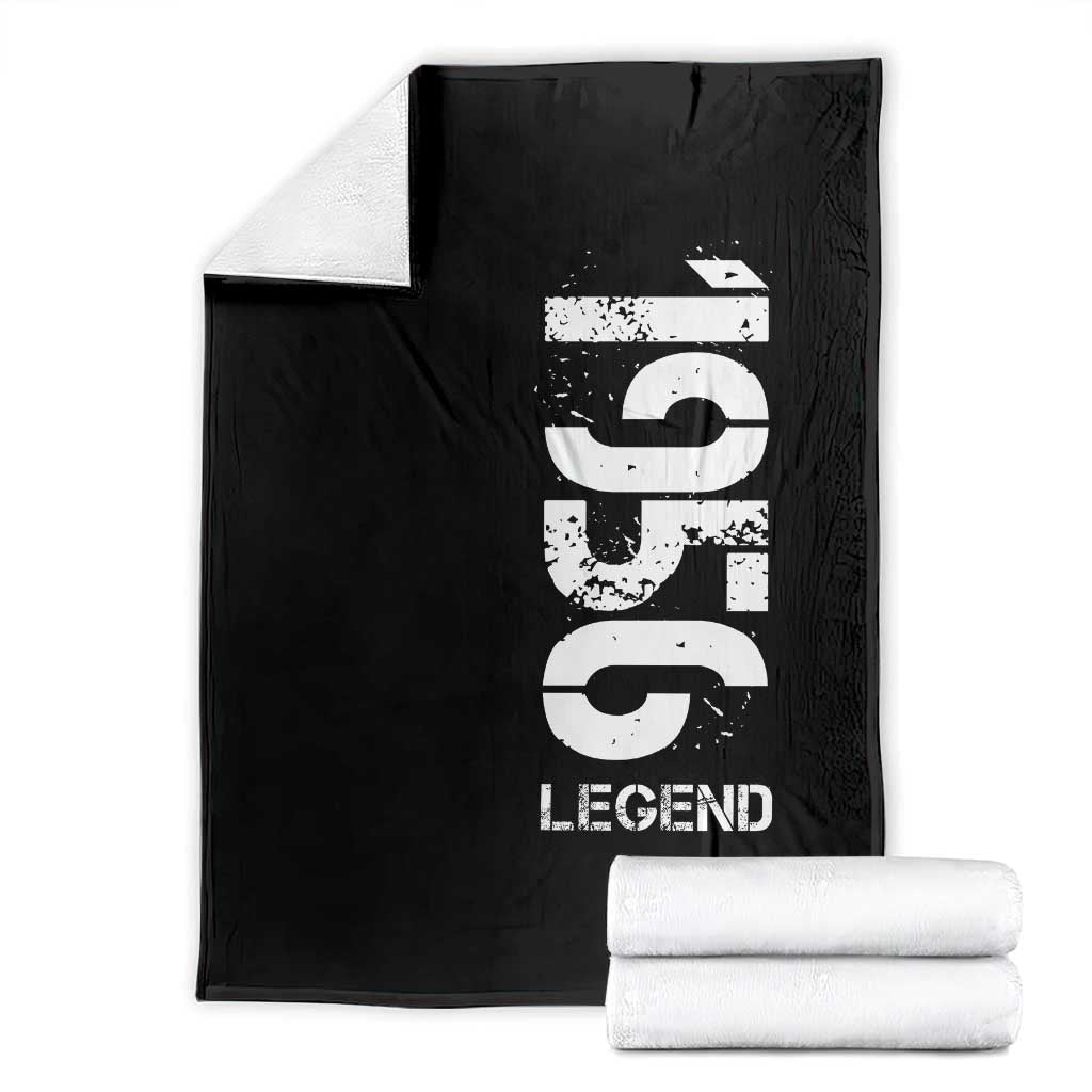 Vintage 1956 Legend Throw Blanket 70th Birthday Gifts Special Milestone
