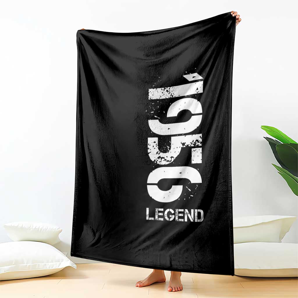 Vintage 1956 Legend Throw Blanket 70th Birthday Gifts Special Milestone
