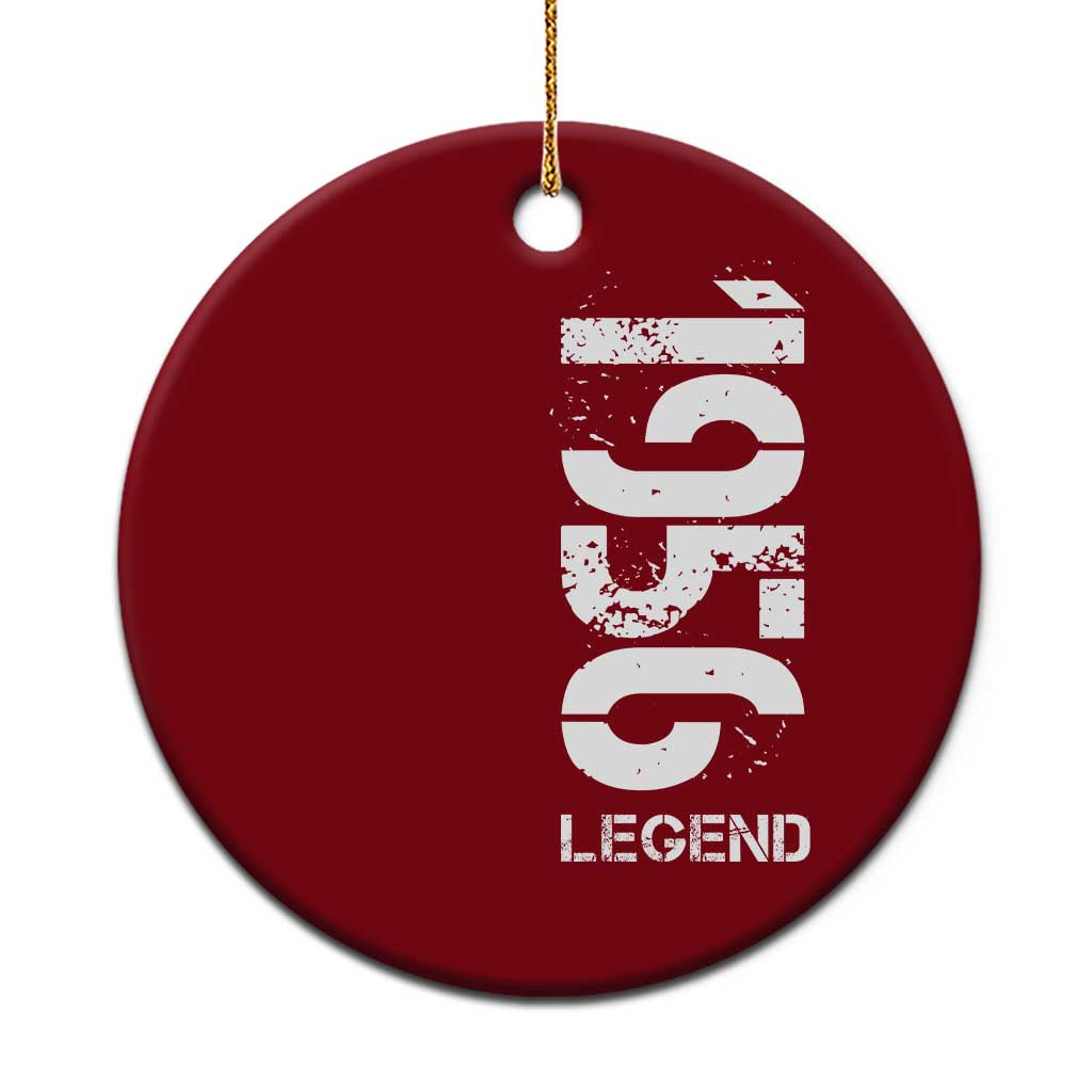 Vintage 1956 Legend Ceramic Ornament 70th Birthday Gifts Special Milestone