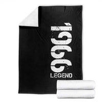 Vintage 1966 Legend Throw Blanket 60th Birthday Gifts Special Milestone