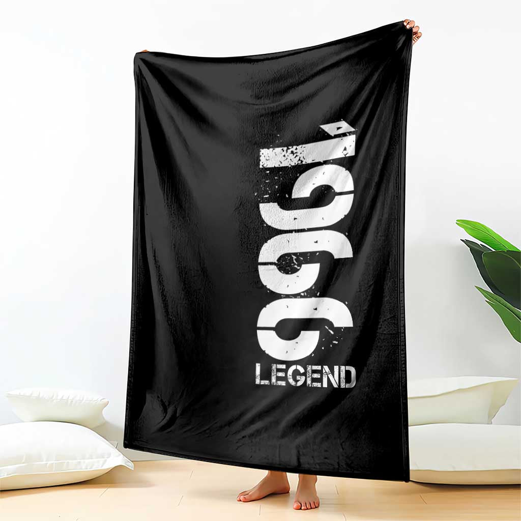 Vintage 1966 Legend Throw Blanket 60th Birthday Gifts Special Milestone