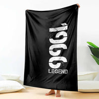 Vintage 1966 Legend Throw Blanket 60th Birthday Gifts Special Milestone