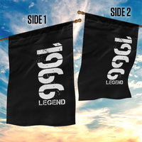 Vintage 1966 Legend Garden Flag 60th Birthday Gifts Special Milestone