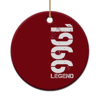 Vintage 1966 Legend Ceramic Ornament 60th Birthday Gifts Special Milestone