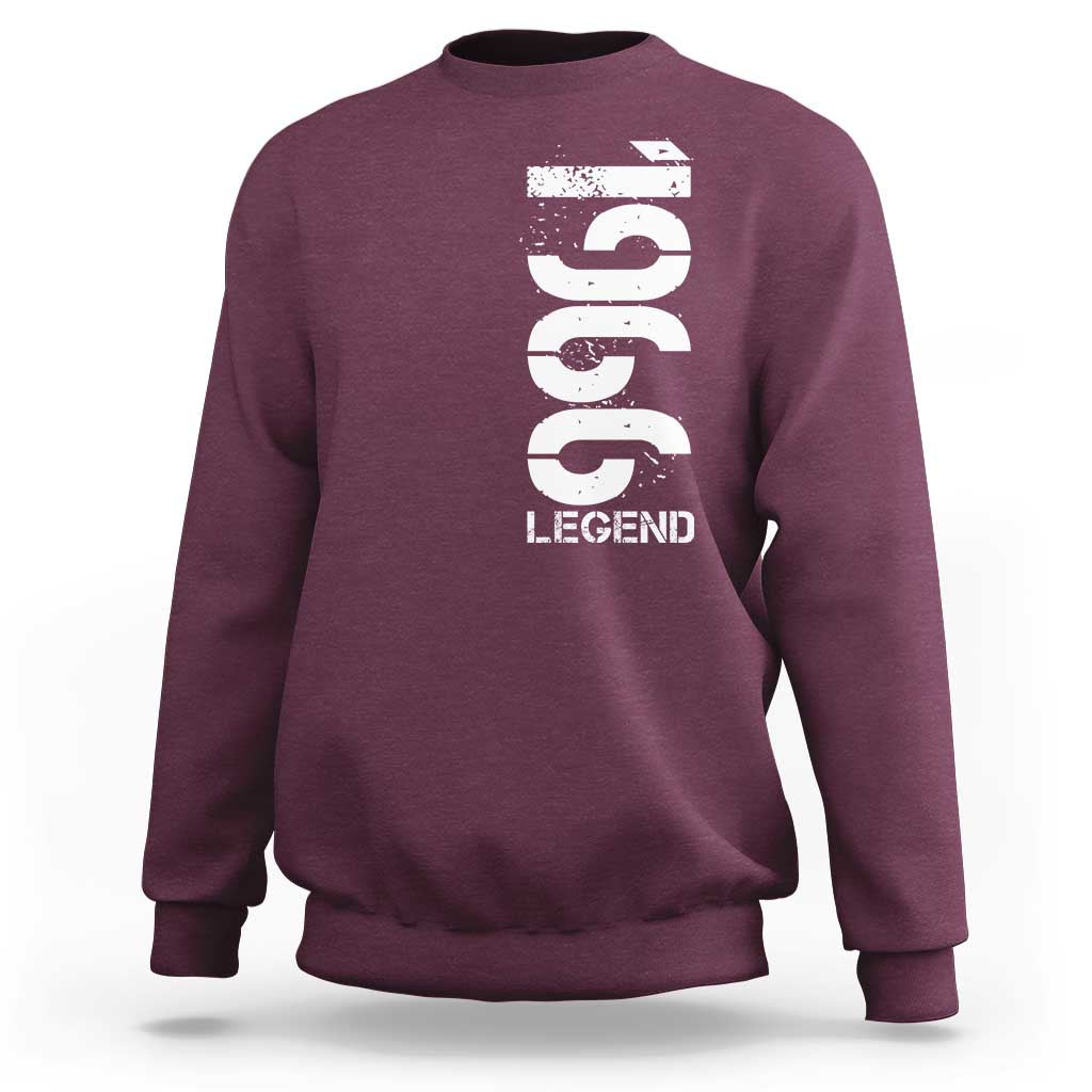 Vintage 1966 Legend Sweatshirt 60th Birthday Gifts Special Milestone